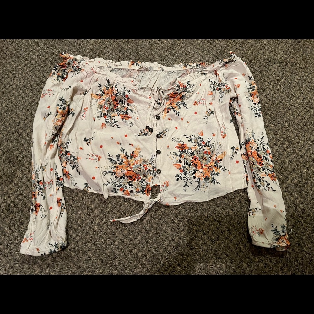 Floral off the shoulders top from Jolt
